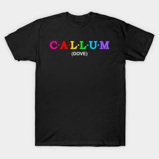 Callum - Dove. T-Shirt